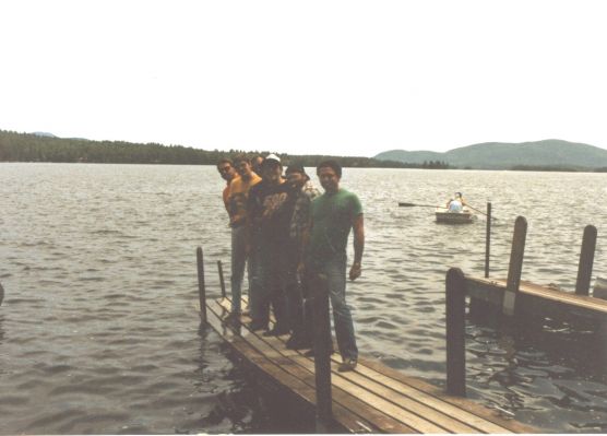 The sprocket's final resting place 1986
Hey Dan, when this thing starts sinking, make sure you're standing at the very end.
