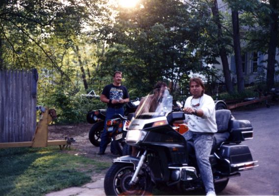 Jammin' to Tito Puente 1990
Danny on Pedro's Gold-Thing
