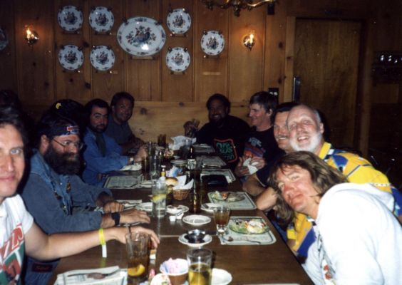 1992
The boys at Hart's for a turkey dinner
